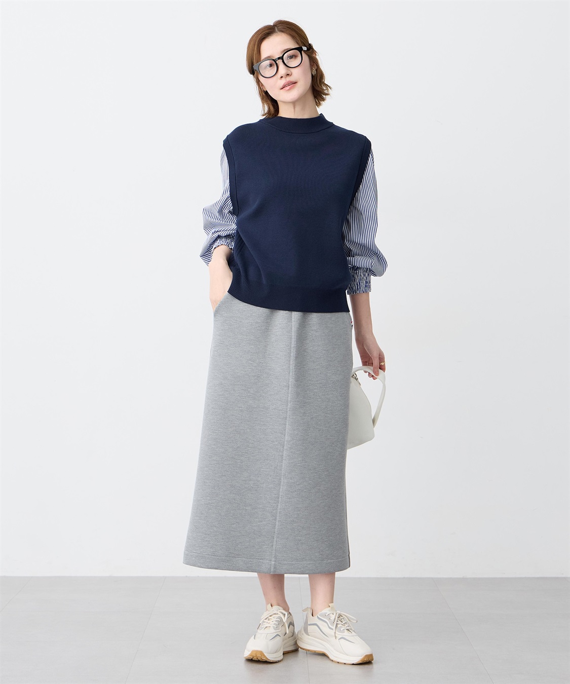 Petit Honfleur ダンボールナロースカート_sub_15