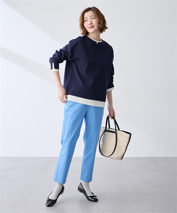 Petit Honfleur 【すご楽シリーズ】ストレッチテーパードパンツ【後ろウエストゴム】_subthumb_13