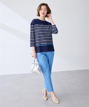 Petit Honfleur 【すご楽シリーズ】ストレッチテーパードパンツ【後ろウエストゴム】_subthumb_14