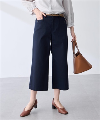 Petit Honfleur ストレッチクロプトパンツ【後ろウエストゴム】_subthumb_2