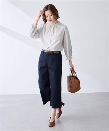 Petit Honfleur ストレッチクロプトパンツ【後ろウエストゴム】_subthumb_7