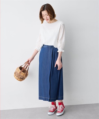 Petit Honfleur デニムタックスカート_subthumb_6