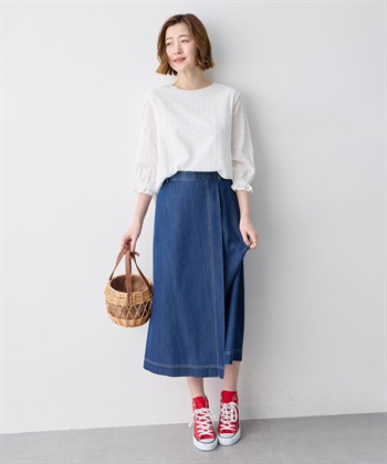 Petit Honfleur デニムタックスカート_subthumb_7