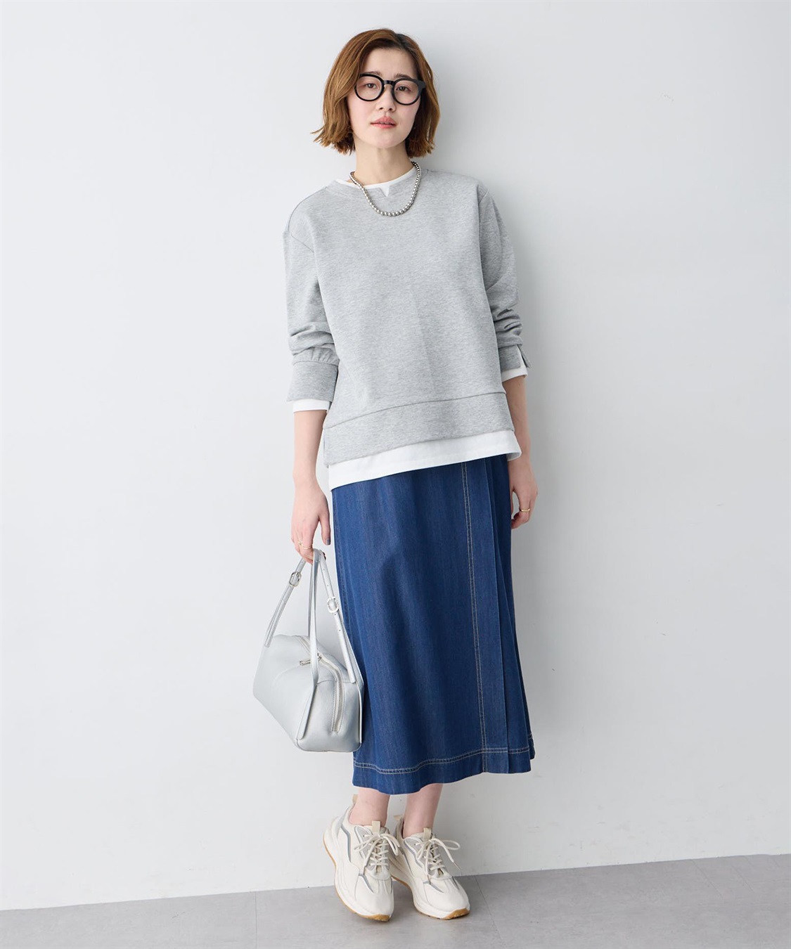 Petit Honfleur デニムタックスカート_sub_9