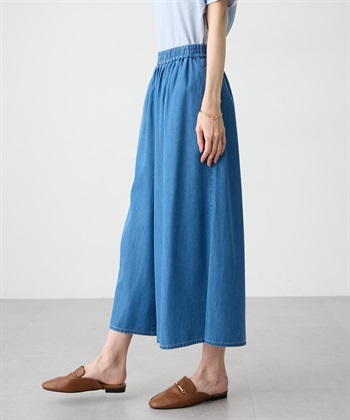 Petit Honfleur デニムワイドPTガウチョパンツ【すご楽】_subthumb_2