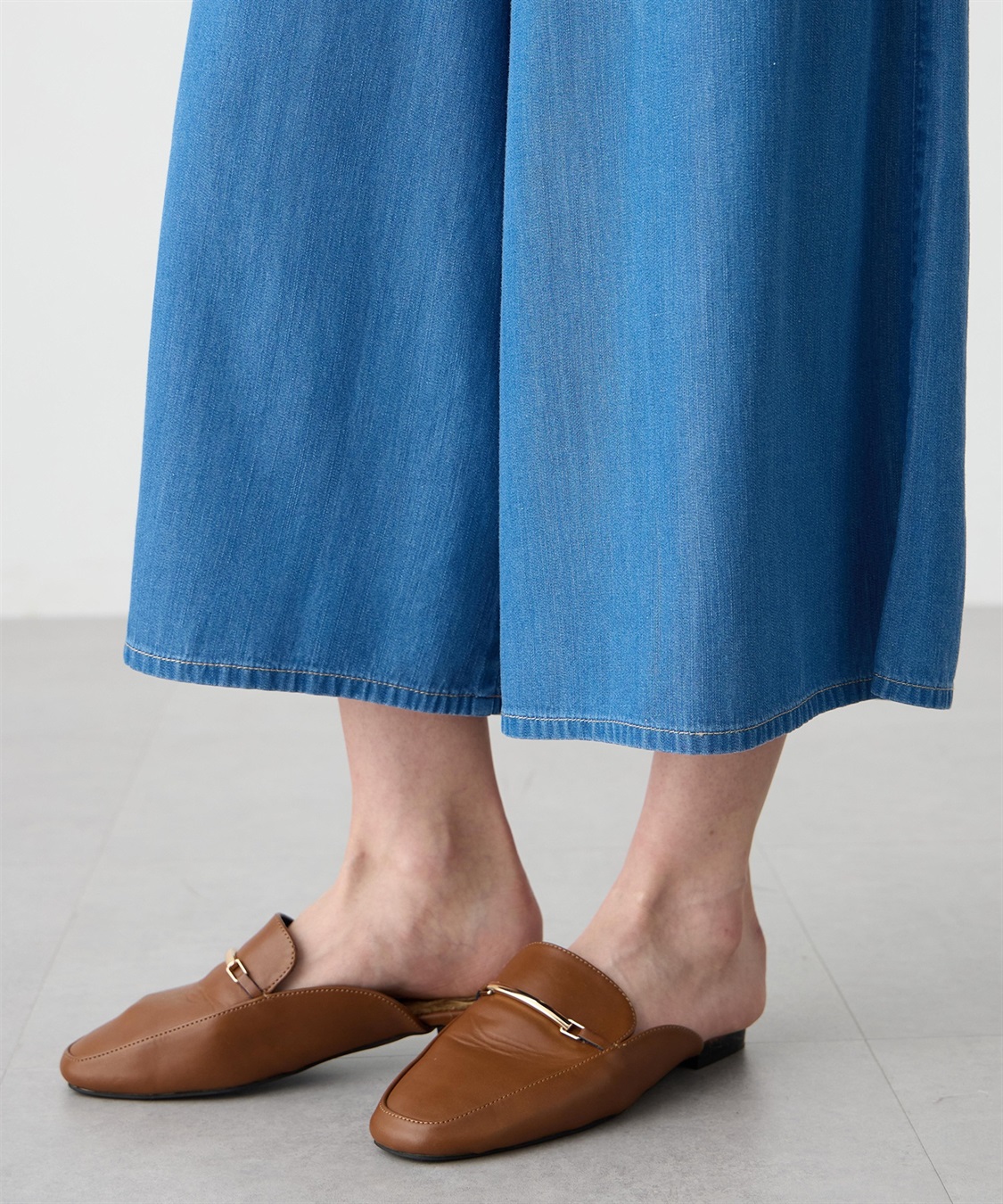 Petit Honfleur デニムワイドPTガウチョパンツ【すご楽】_sub_13