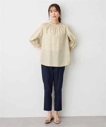 Petit Honfleur 【すご楽シリーズ】バーズアイストレッチテーパードパンツ【後ろウエストゴム】_subthumb_11