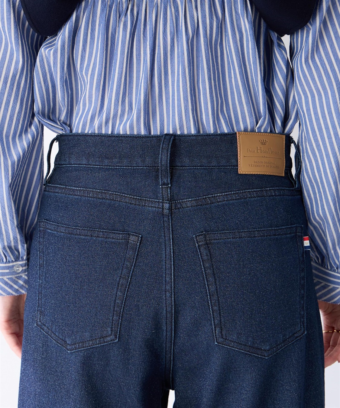 Petit Honfleur ラメ混ストレッチデニムパンツ_sub_13