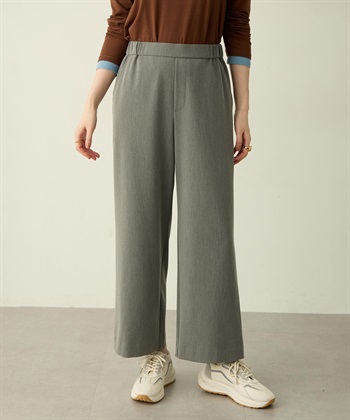 Petit Honfleur 【すご楽シリーズ】ストレッチワイドパンツ【後ろウエストゴム】_subthumb_2
