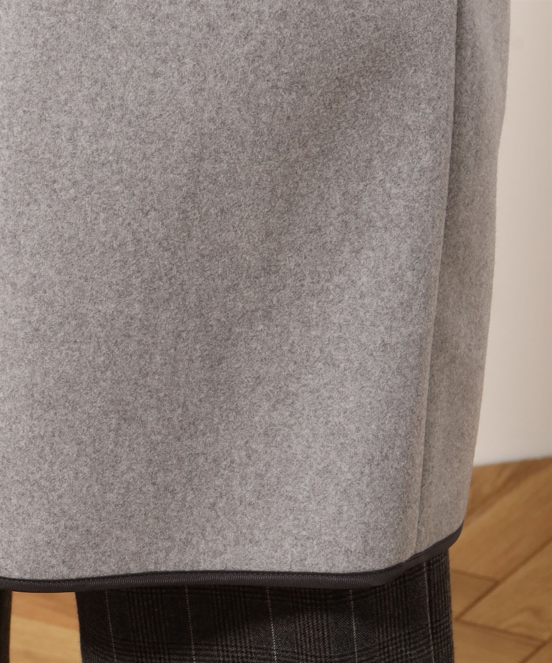 Petit Honfleur パインピングノーカラーコート_sub_7