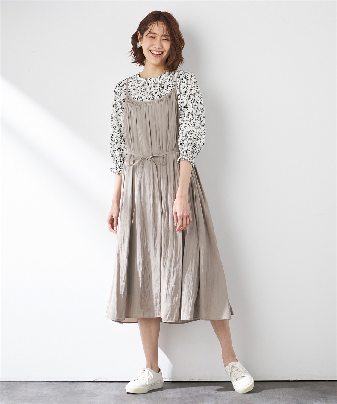 Petit Honfleur サテンキャミワンピース_sub_8