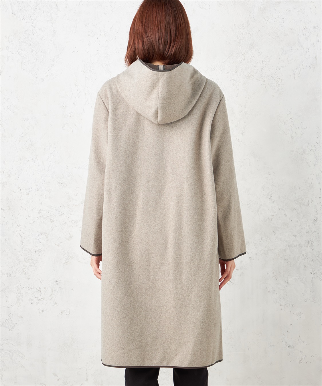 Petit Honfleur ウールライクフードコート_sub_3