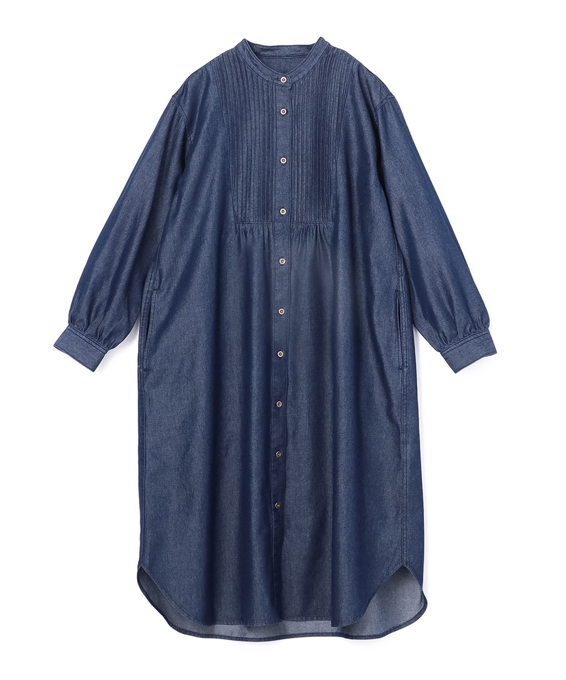 Petit Honfleur タックスリーブシャツワンピース_sub_1