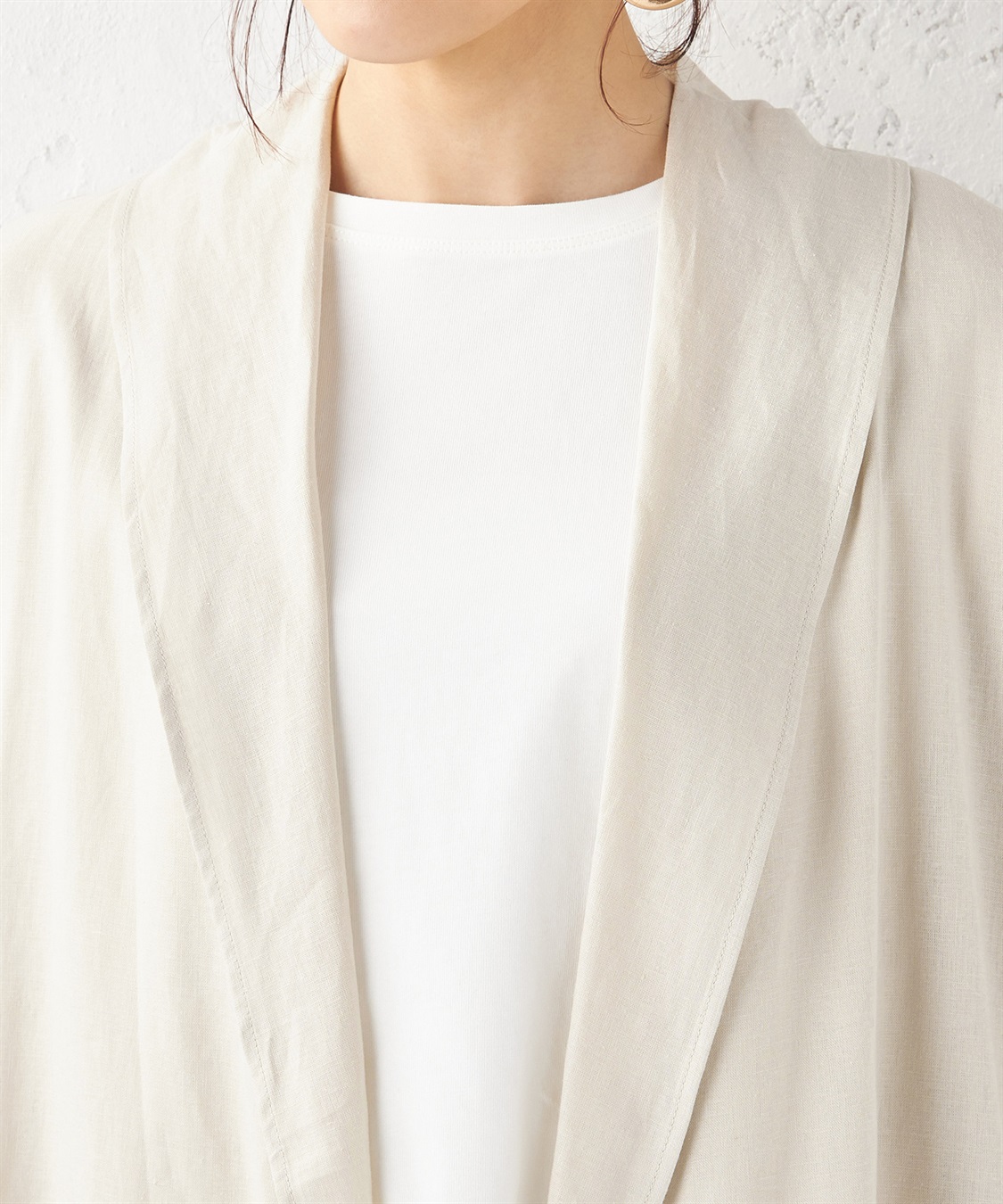 Petit Honfleur リネンブレンドコーディガン_sub_3