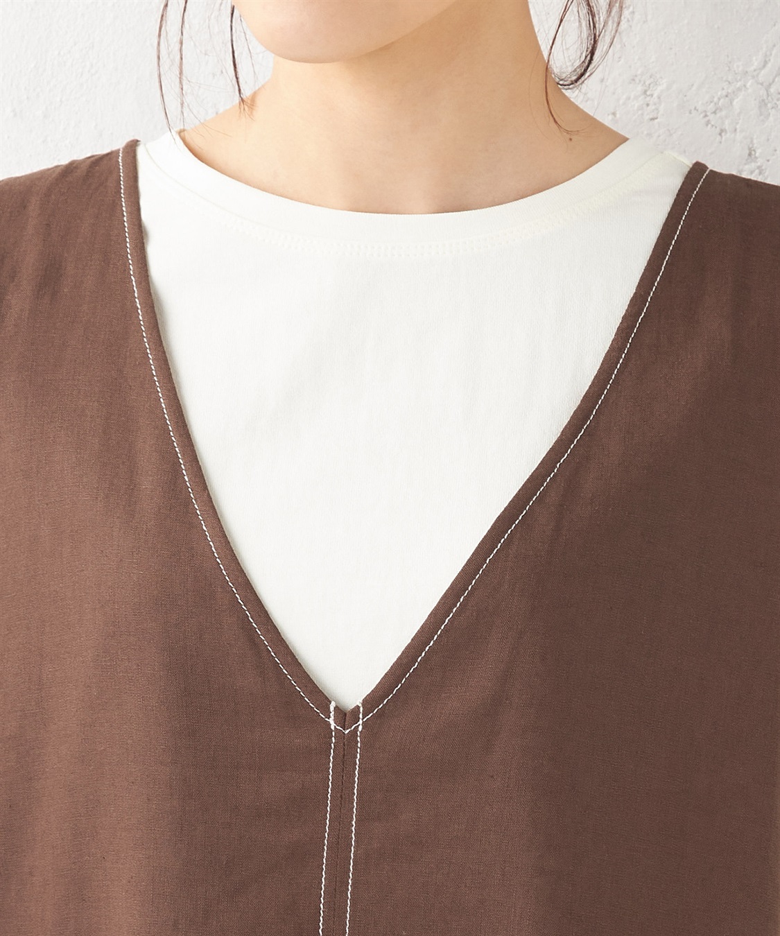 Petit Honfleur リネンブレンドワンピース_sub_3