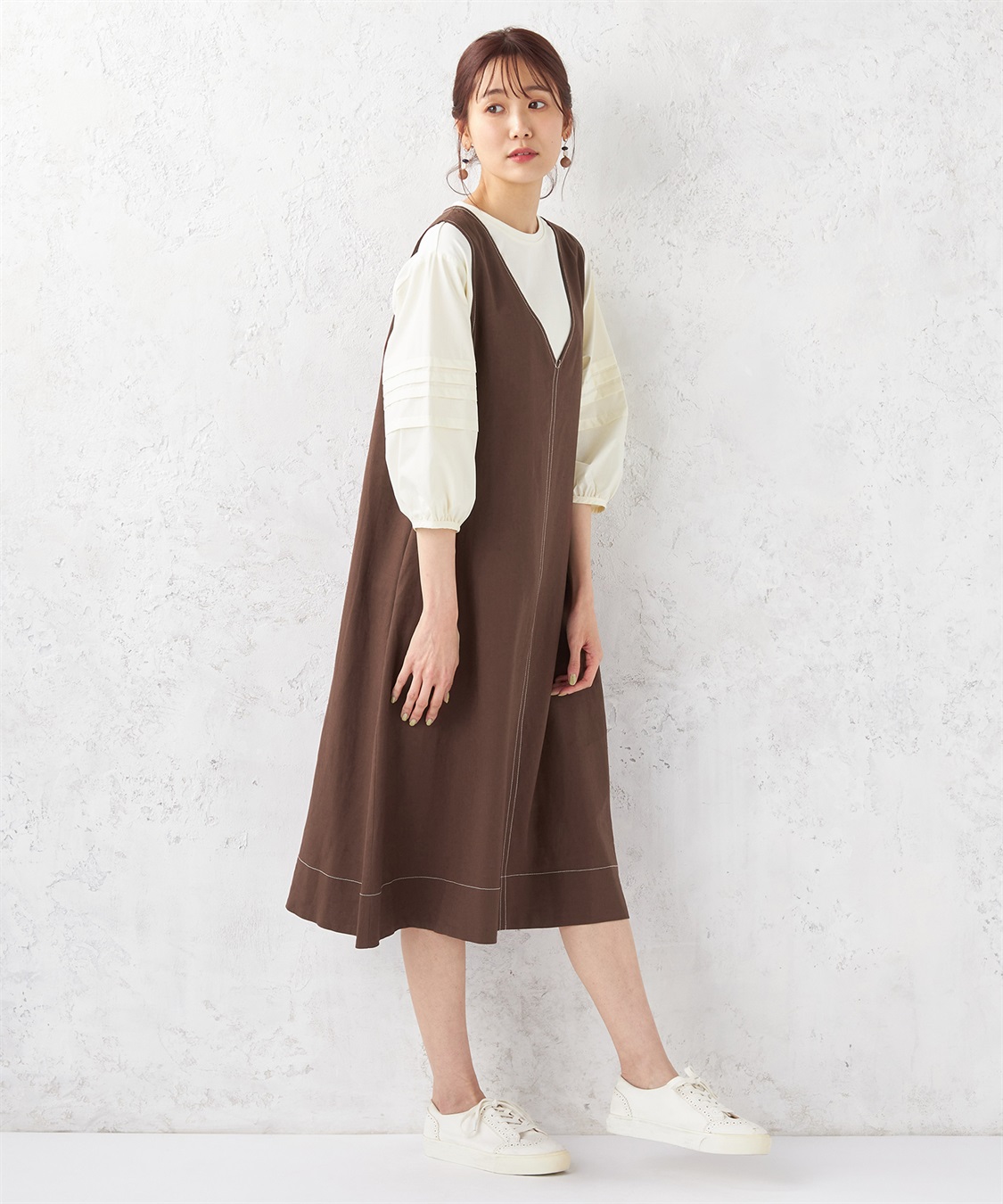 Petit Honfleur リネンブレンドワンピース_sub_8