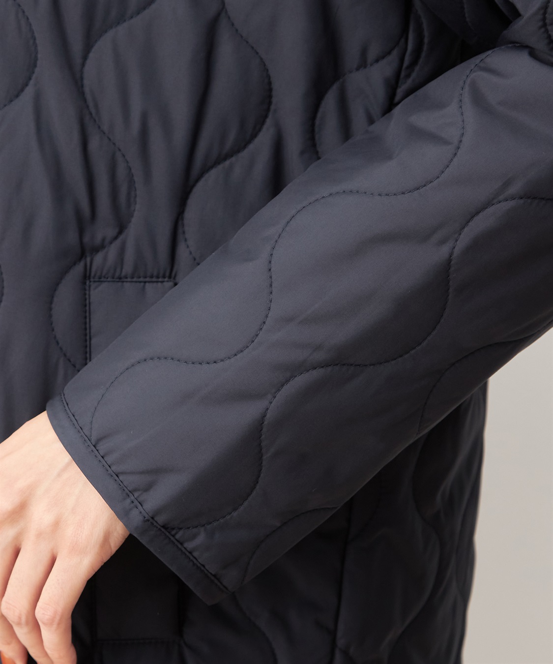 Petit Honfleur キルトロングコート_sub_7