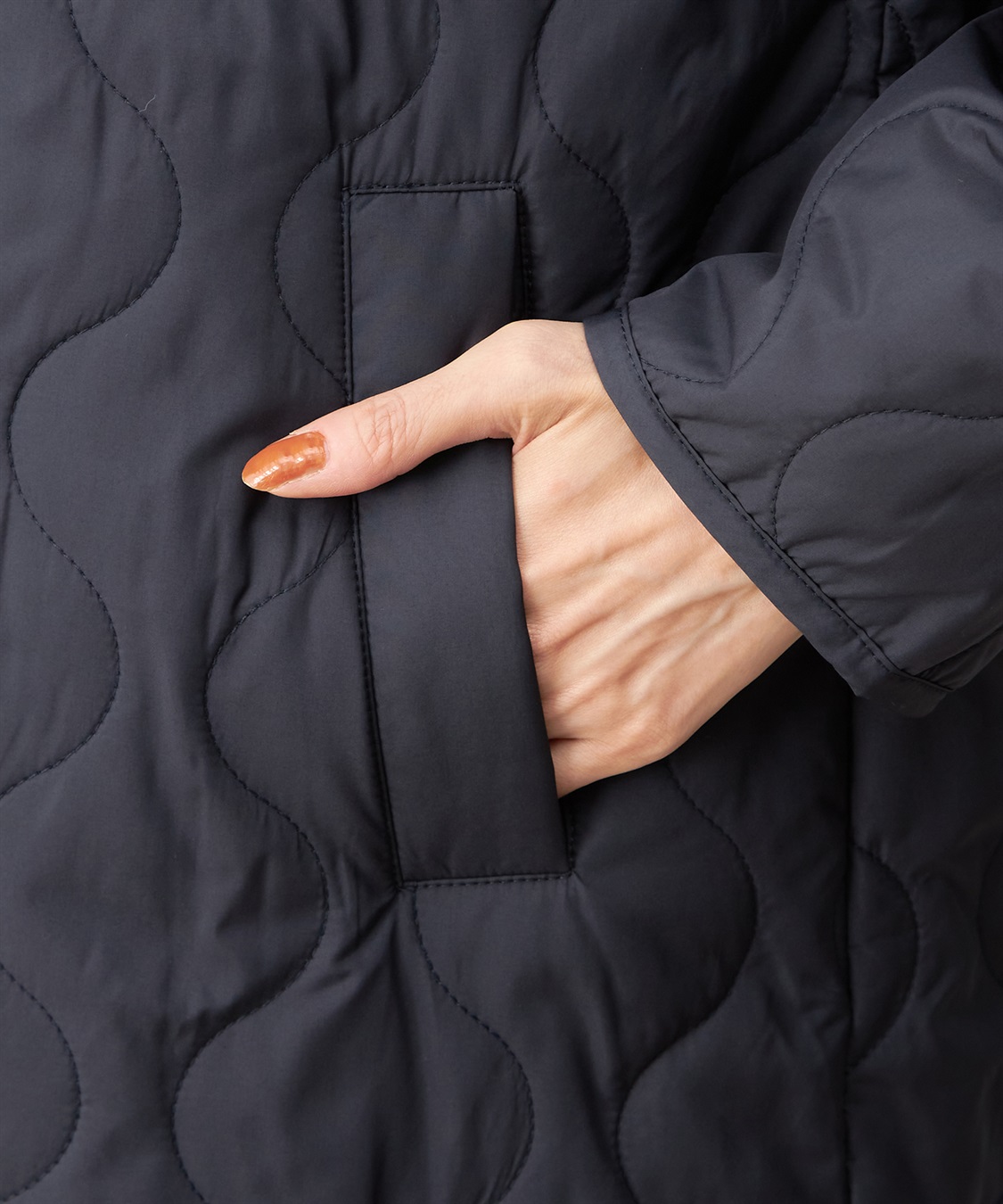 Petit Honfleur キルトロングコート_sub_8