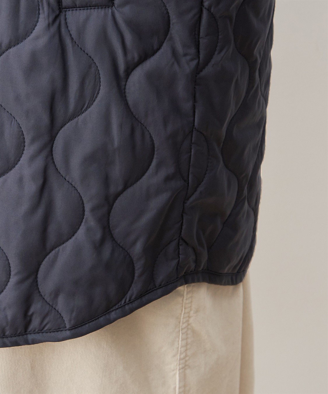 Petit Honfleur キルトロングコート_sub_9