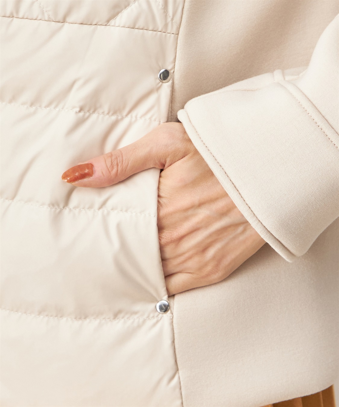 Petit Honfleur ハイブリットダウンコート_sub_7