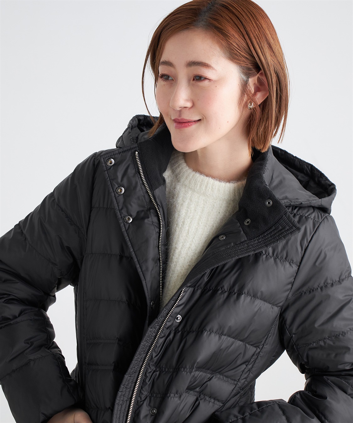 ロングダウンコート Petit Honfleur｜クロスプラス公式通販サイト