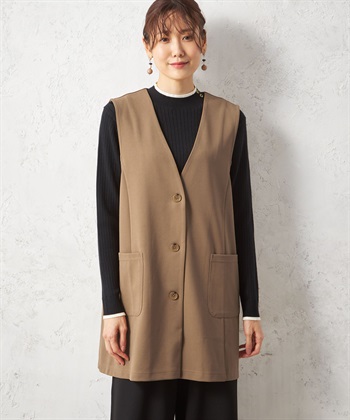 Petit Honfleur ニットロングジレ_subthumb_3