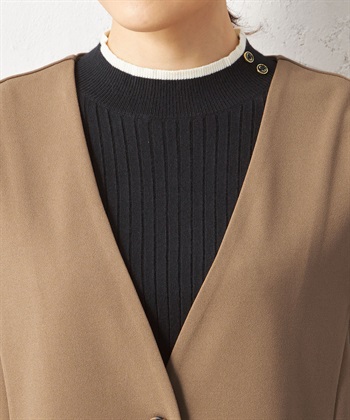 Petit Honfleur ニットロングジレ_subthumb_4