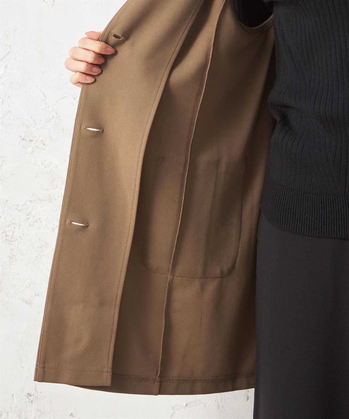 Petit Honfleur ニットロングジレ_sub_8