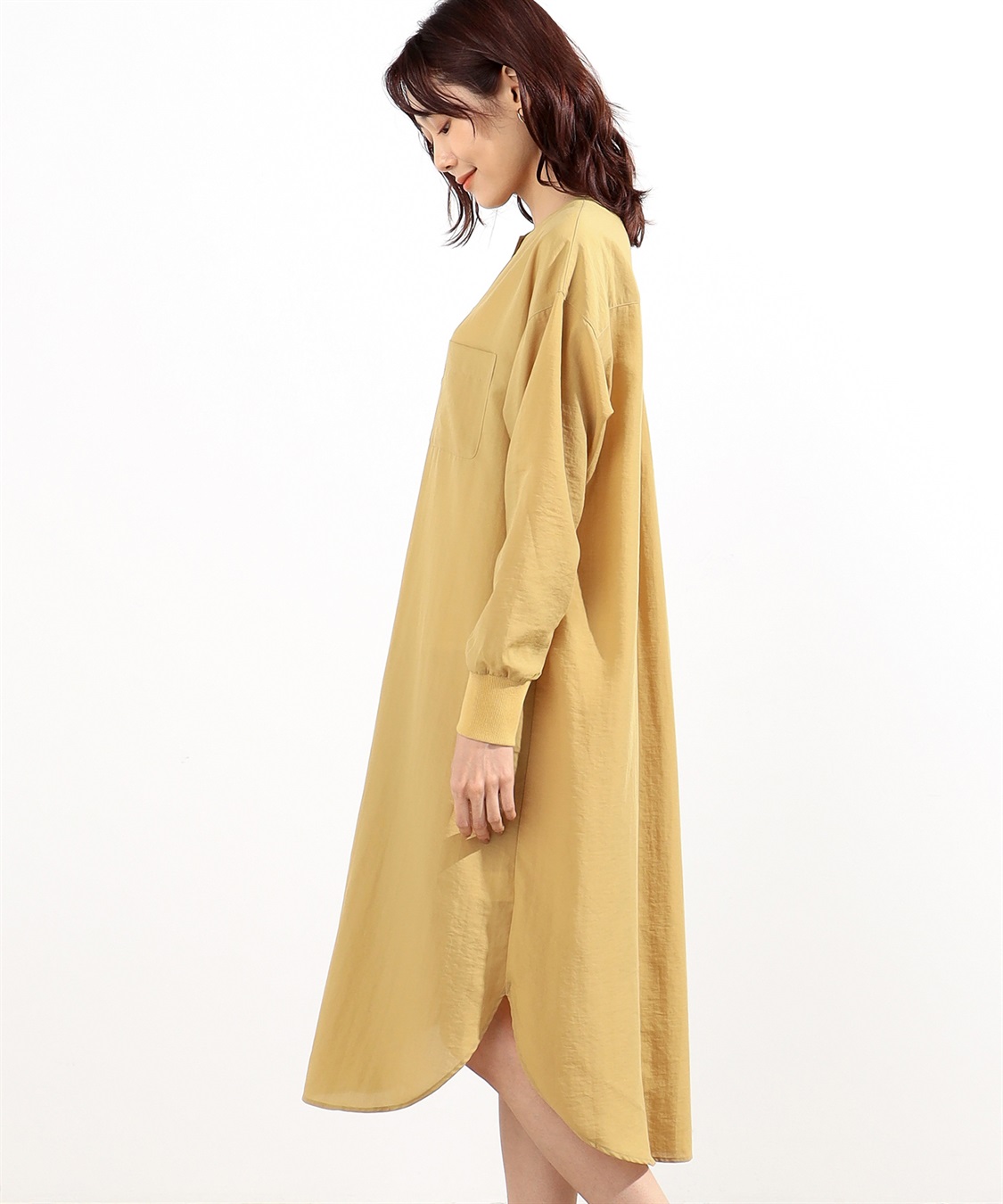 YLEVE ワンピースシャツ YLEVE（イレーヴ）の「YLEVE COTTON TYPEWRITER ONE-PIECE（）」 - WEAR