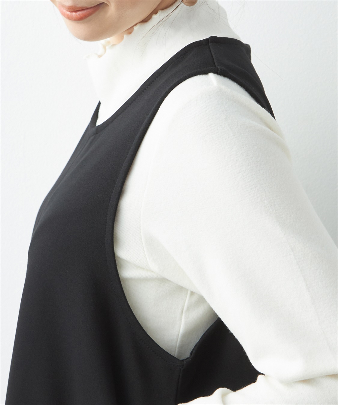 Petit Honfleur フロントタックワンピース_sub_5