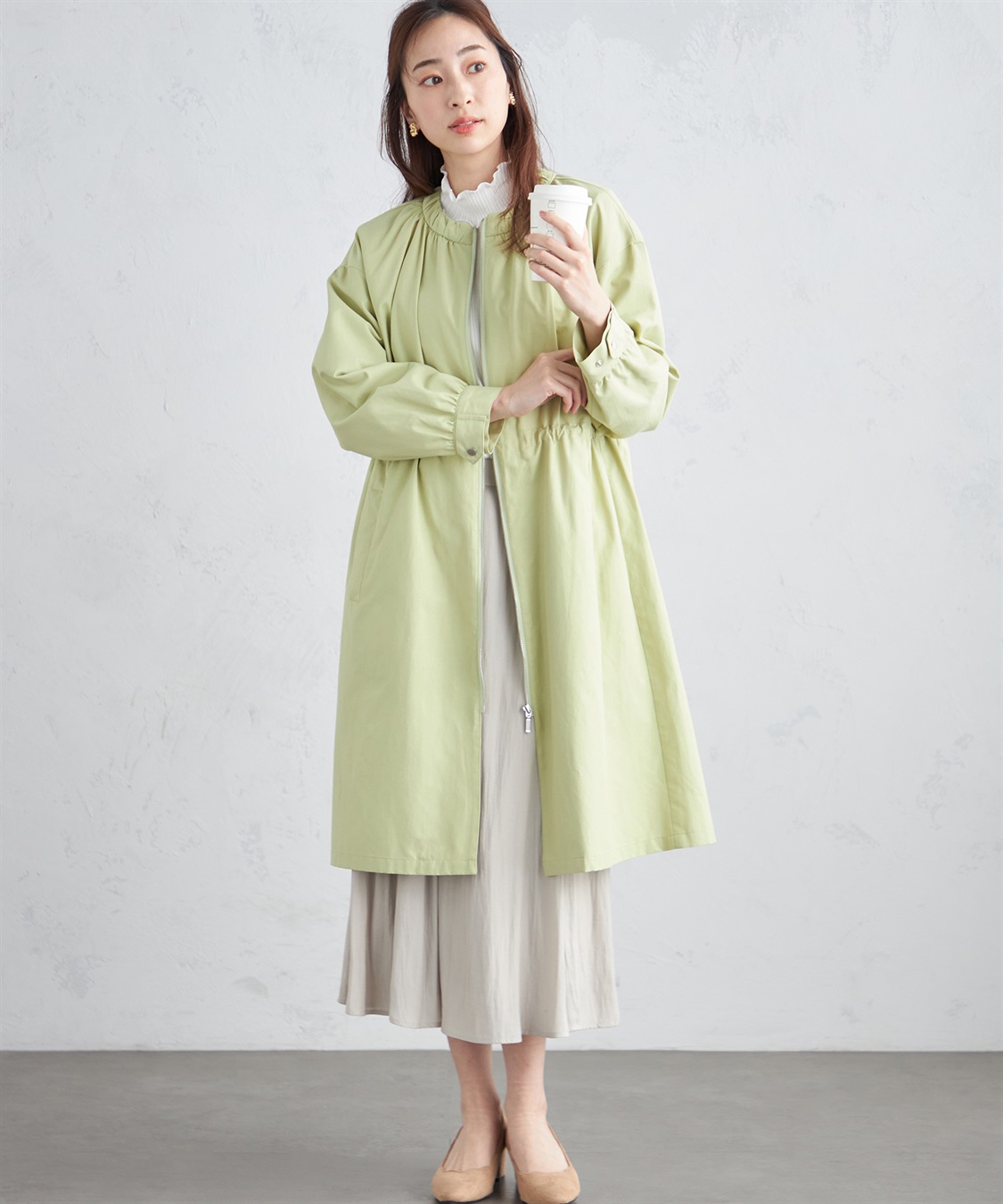 Petit Honfleur ドロストロングコート_sub_16