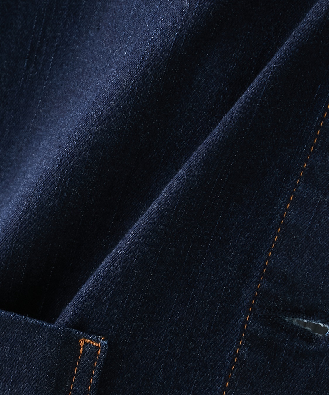 Petit Honfleur ノーカラーデニムジャケット_sub_12