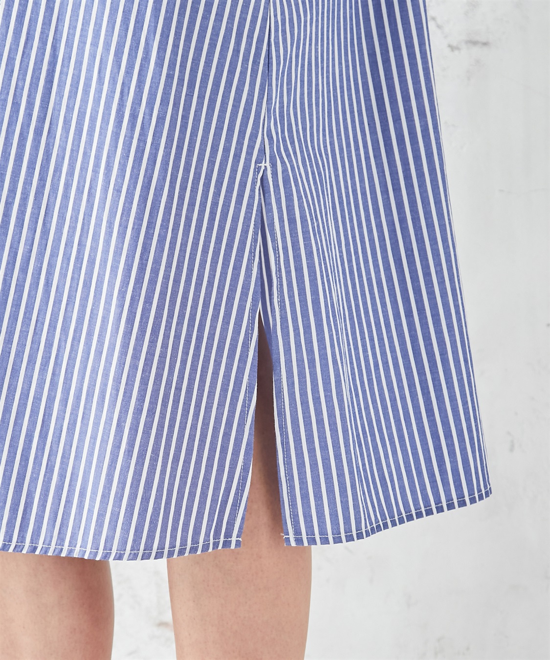 Petit Honfleur ストライプロングシャツワンピース_sub_7