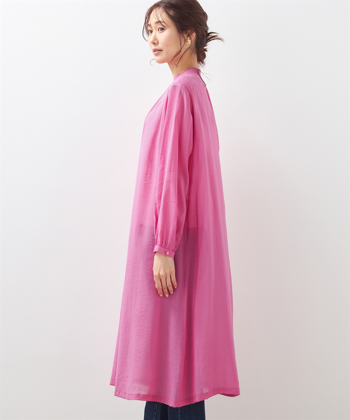 Petit Honfleur シアーシャツワンピース_sub_2