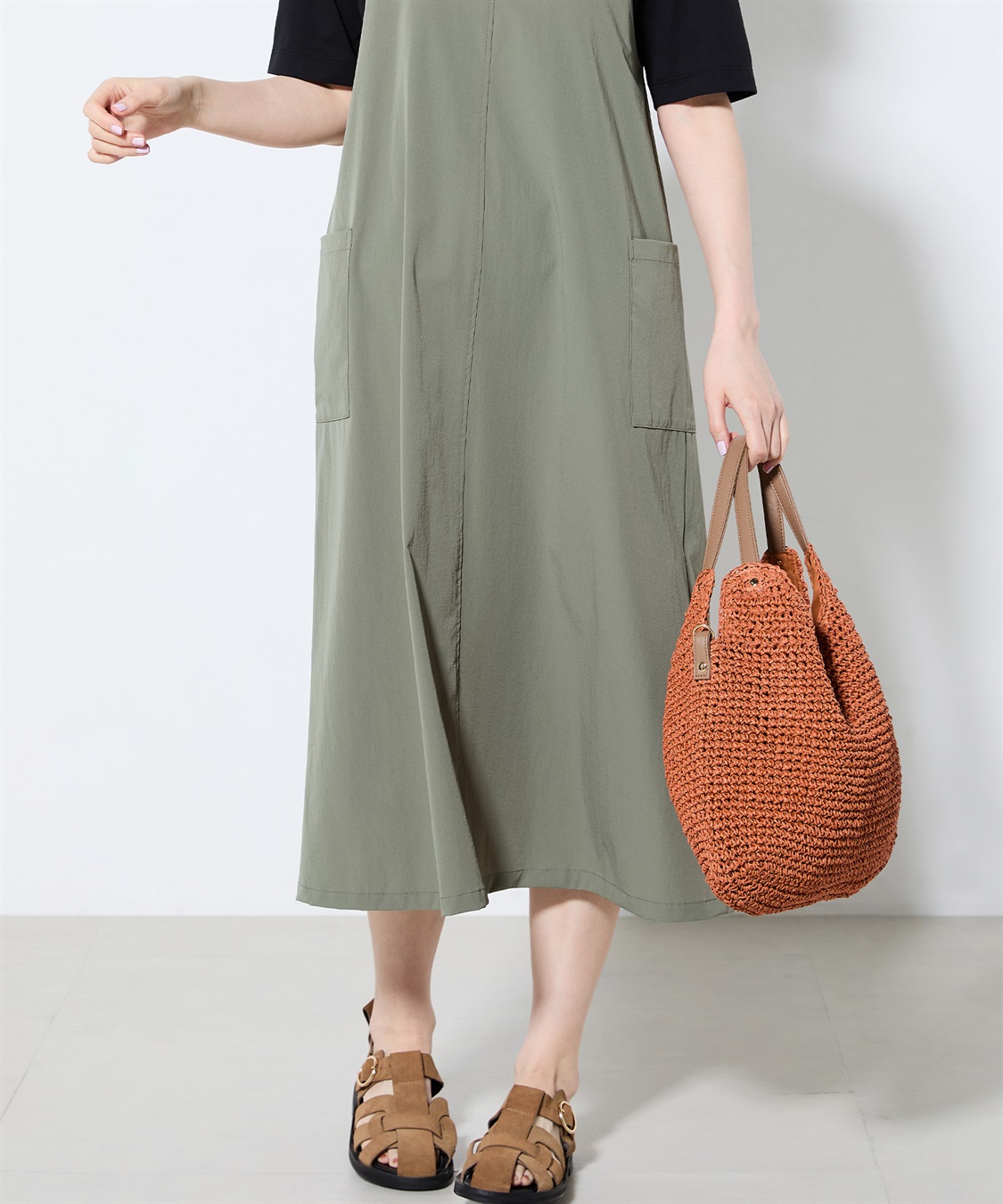 Petit Honfleur カーゴジャンパースカート_sub_2