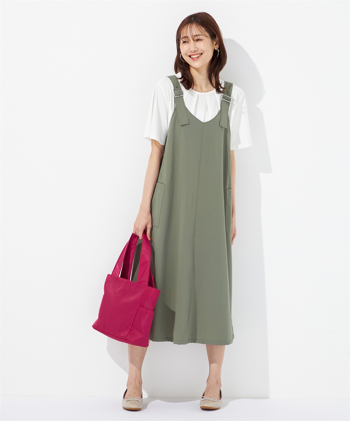 CUNE ジャンパースカート　Lサイズ カーゴジャンパースカート Petit Honfleur｜クロスプラス公式通販サイト