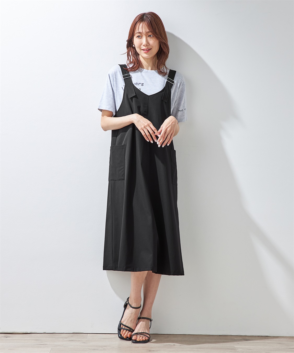 Petit Honfleur カーゴジャンパースカート_sub_10