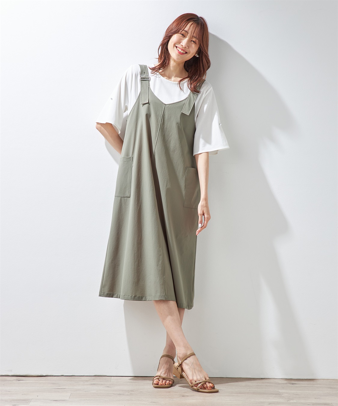 Petit Honfleur カーゴジャンパースカート_sub_13