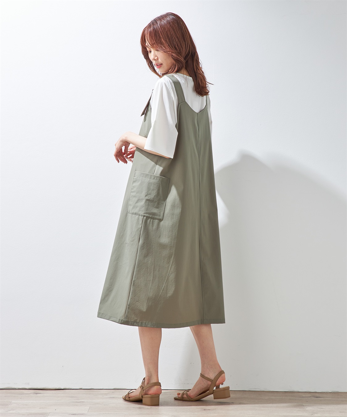 Petit Honfleur カーゴジャンパースカート_sub_14