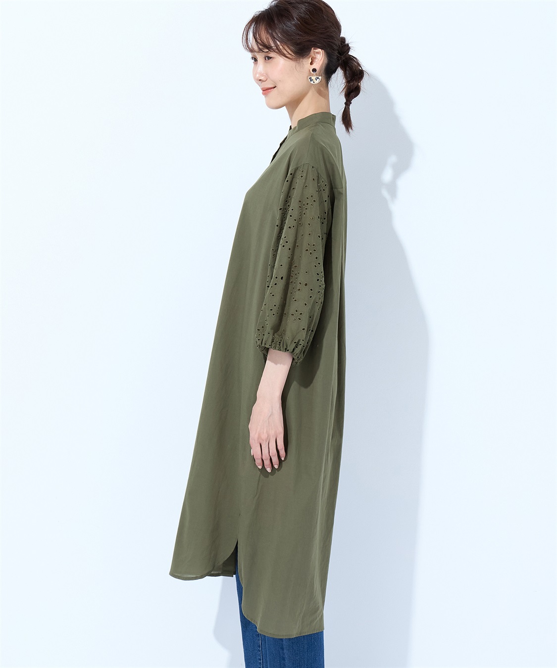 Petit Honfleur レーススリーブワンピース_sub_1