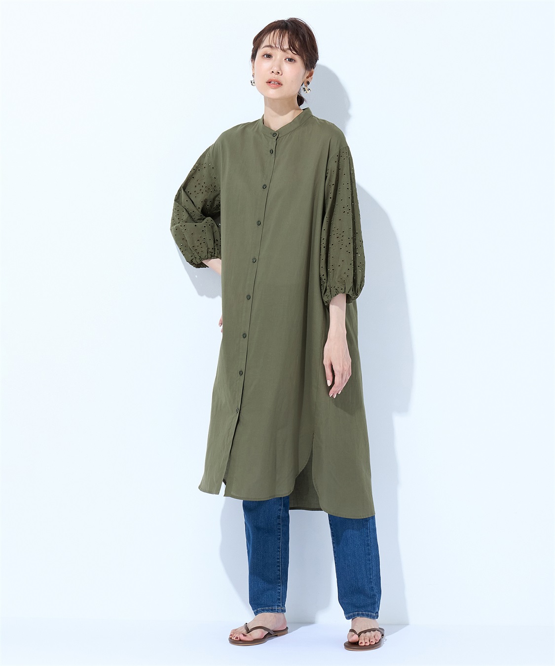 Petit Honfleur レーススリーブワンピース_sub_11