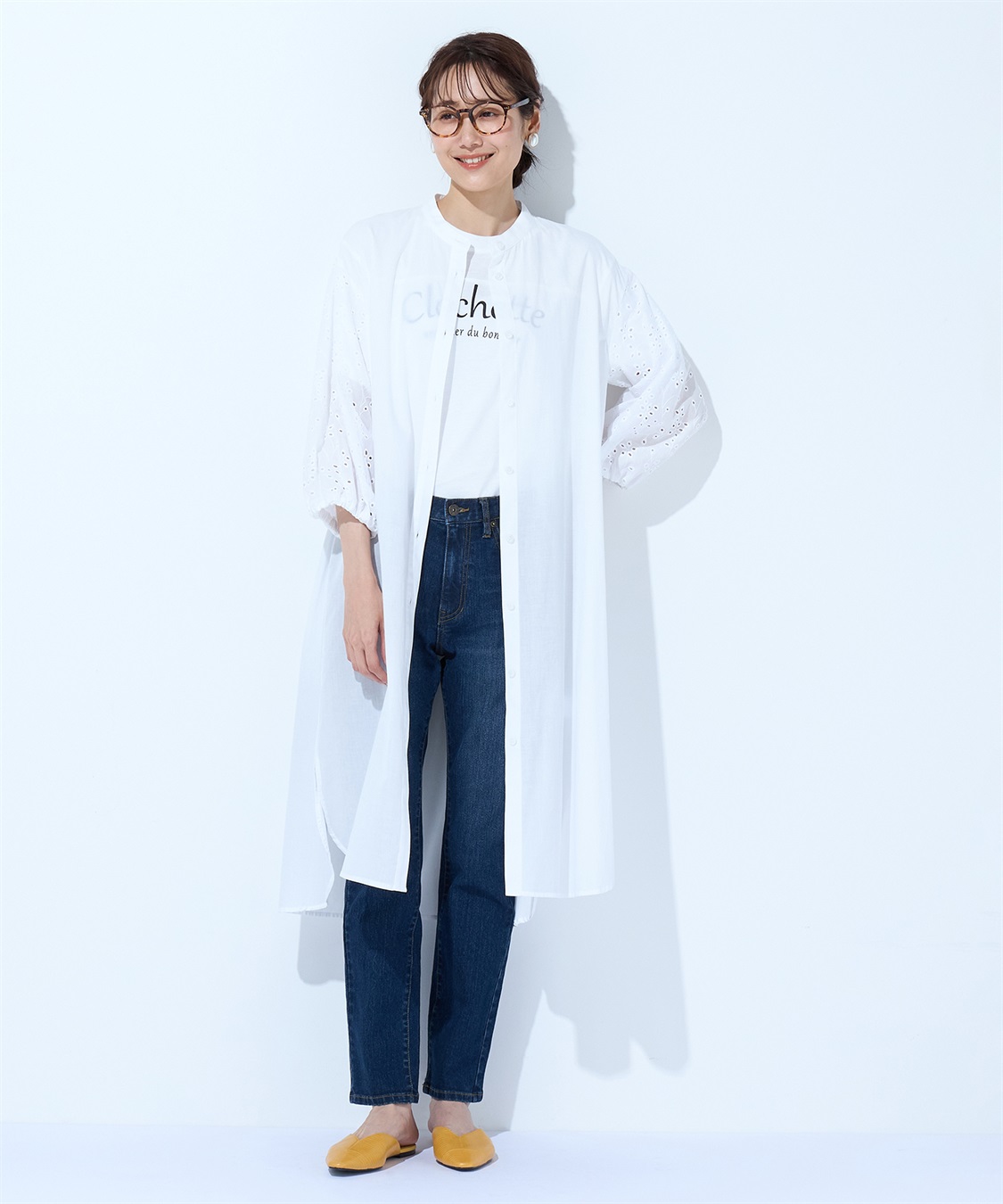 Petit Honfleur レーススリーブワンピース_sub_16