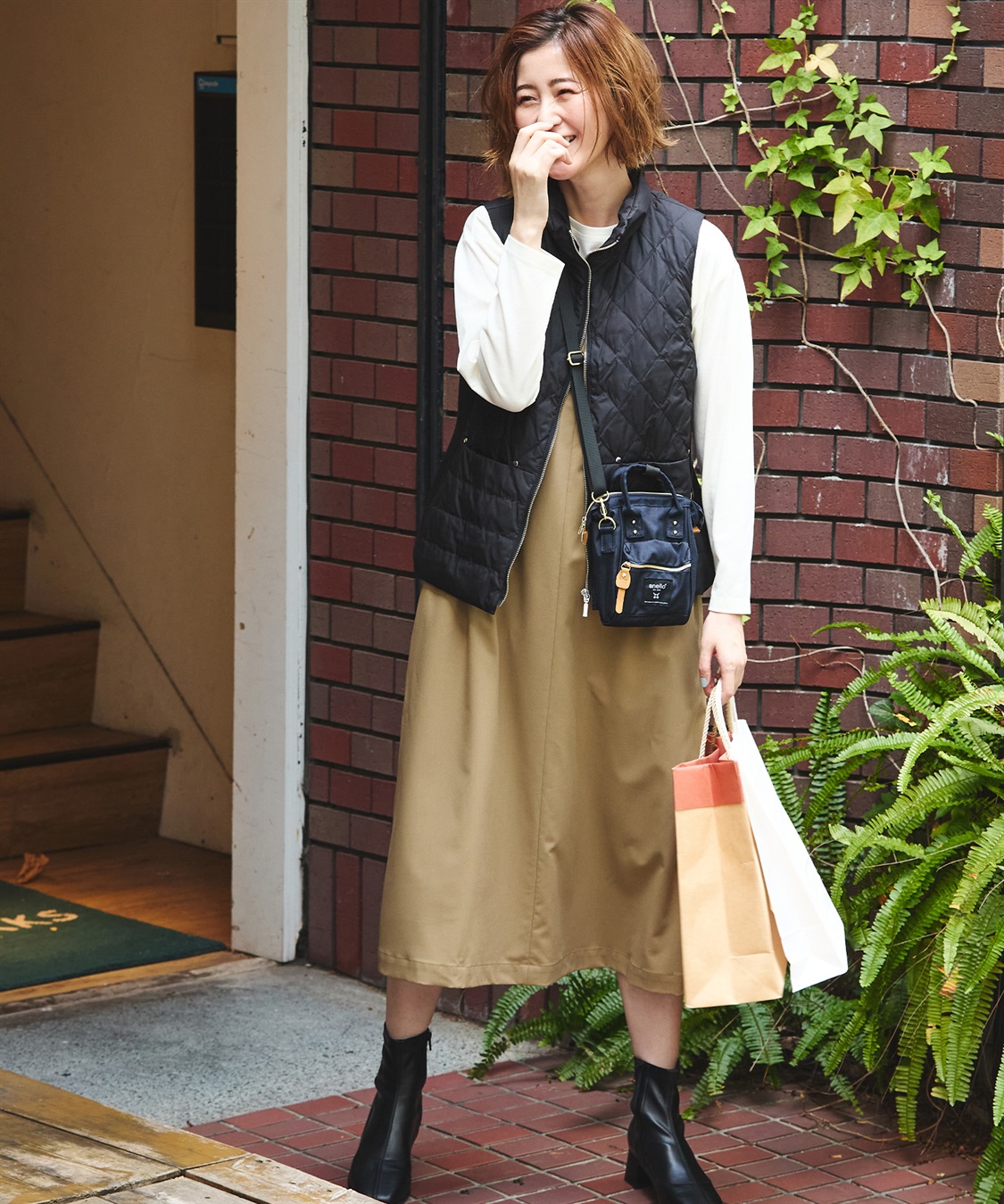 Petit Honfleur ハイブリットダウンベスト_sub_20