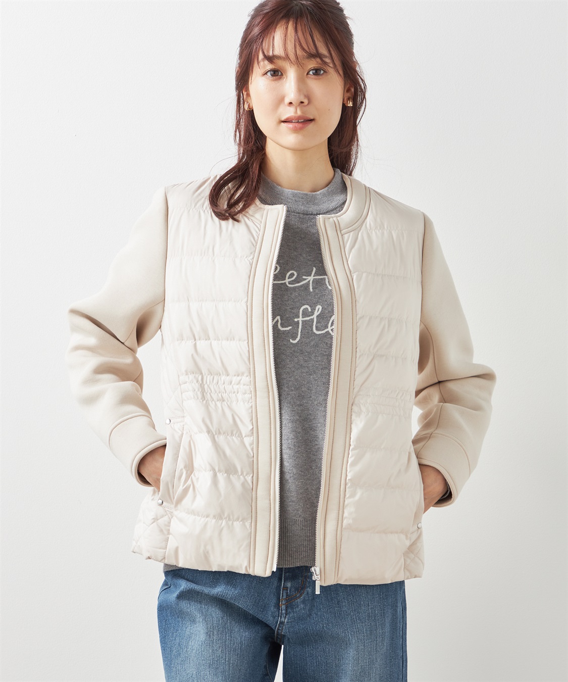 Petit Honfleur ハイブリットダウンコート_sub_2