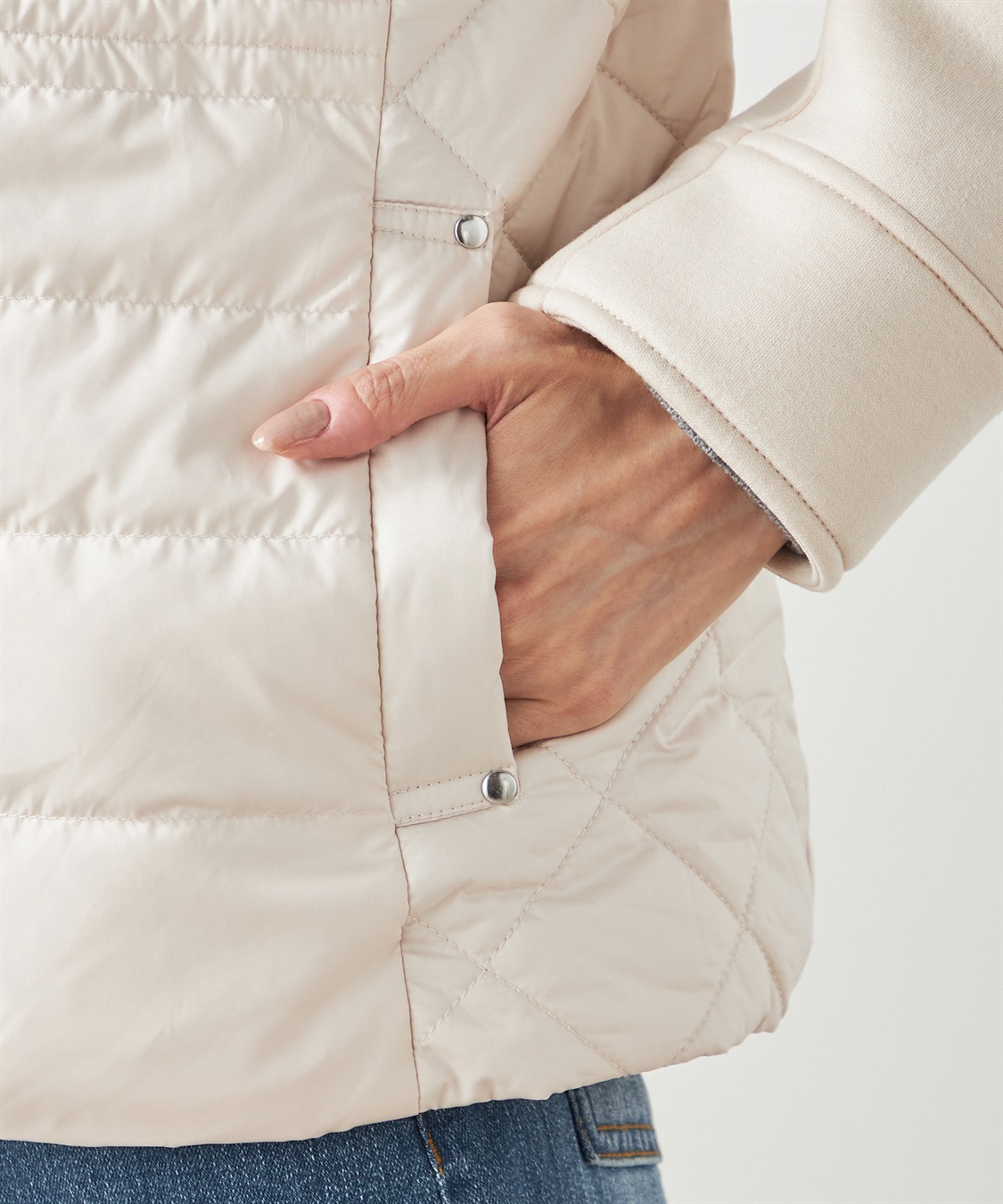 Petit Honfleur ハイブリットダウンコート_sub_8