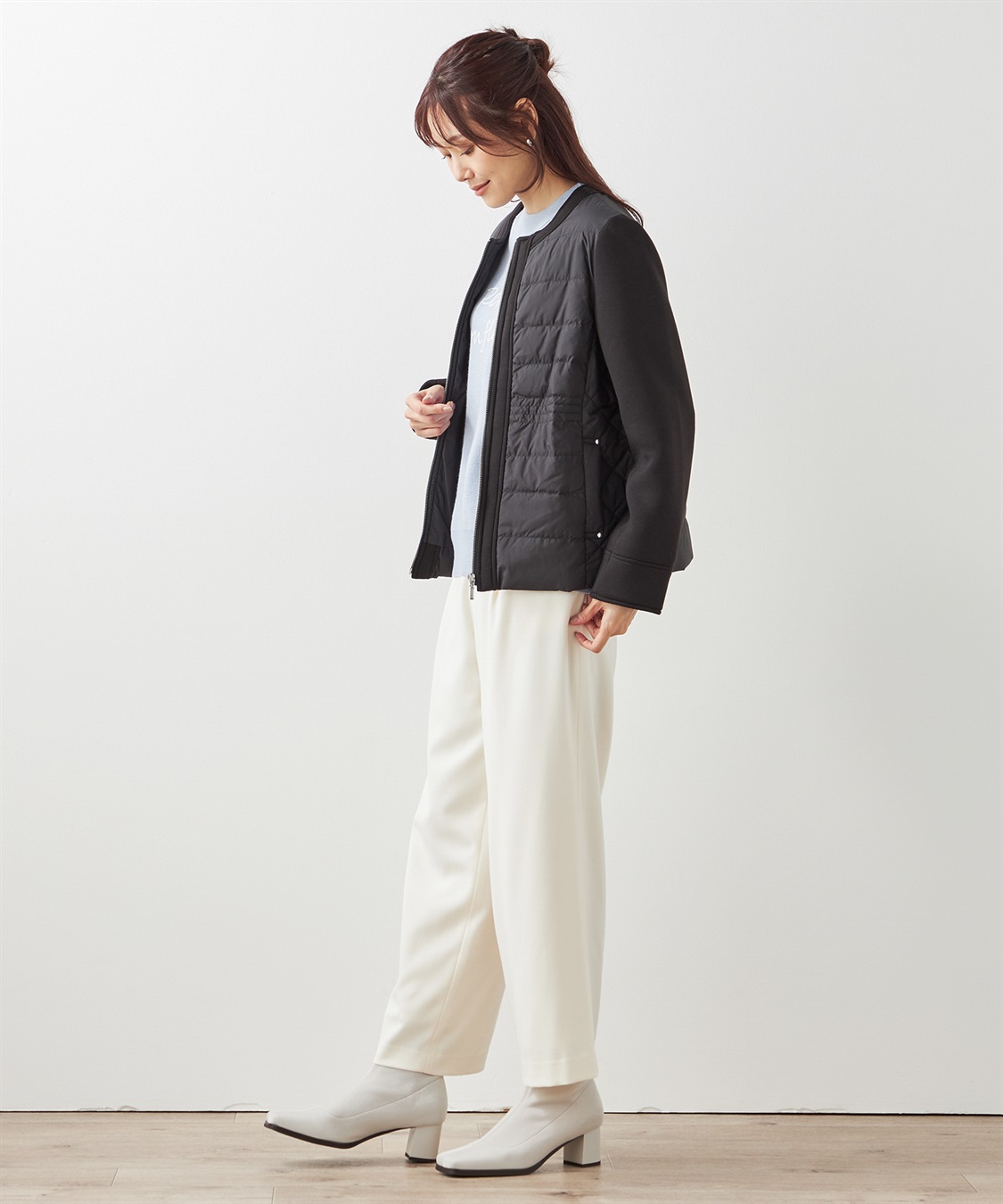 Petit Honfleur ハイブリットダウンコート_sub_21