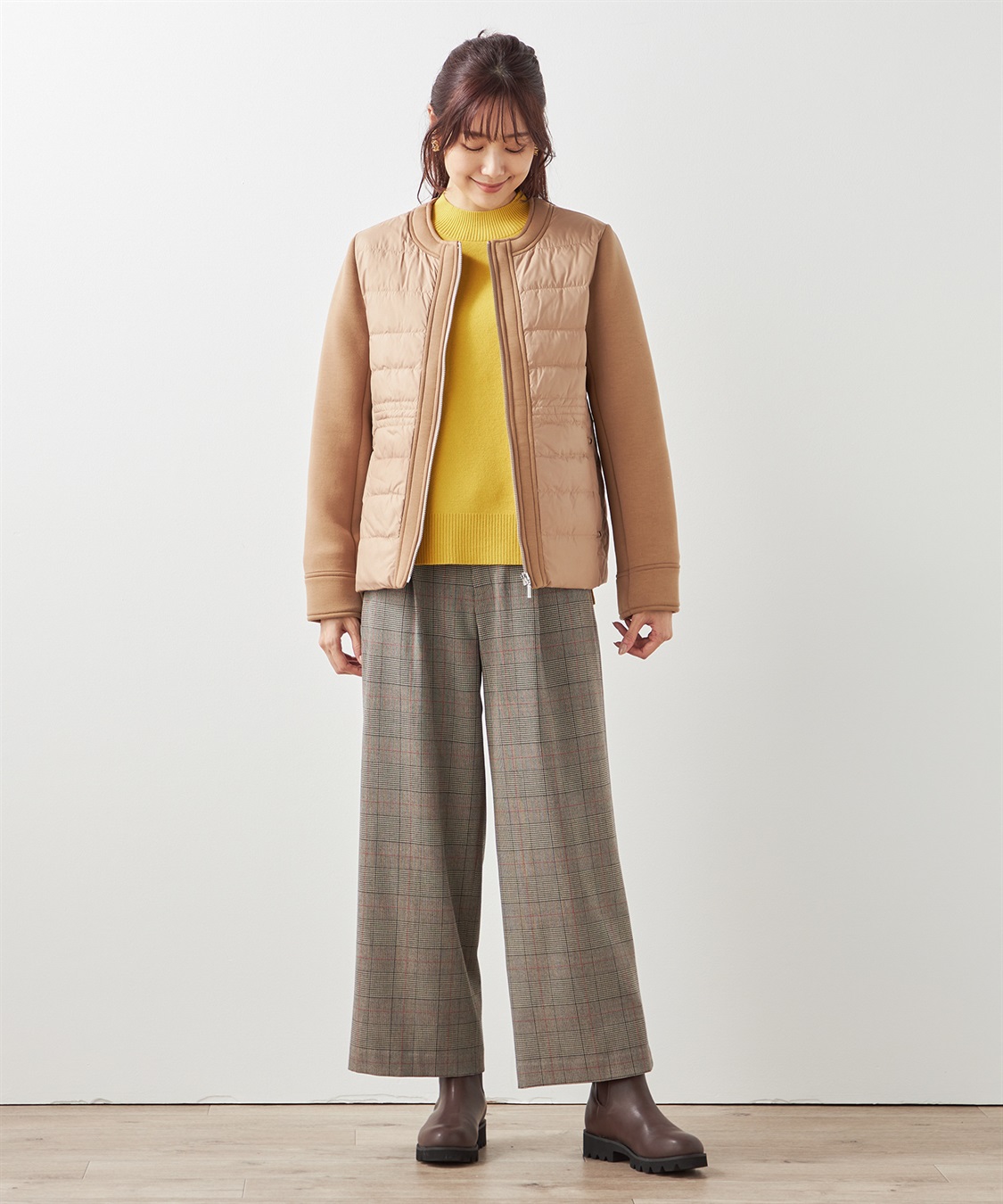 Petit Honfleur ハイブリットダウンコート_sub_23