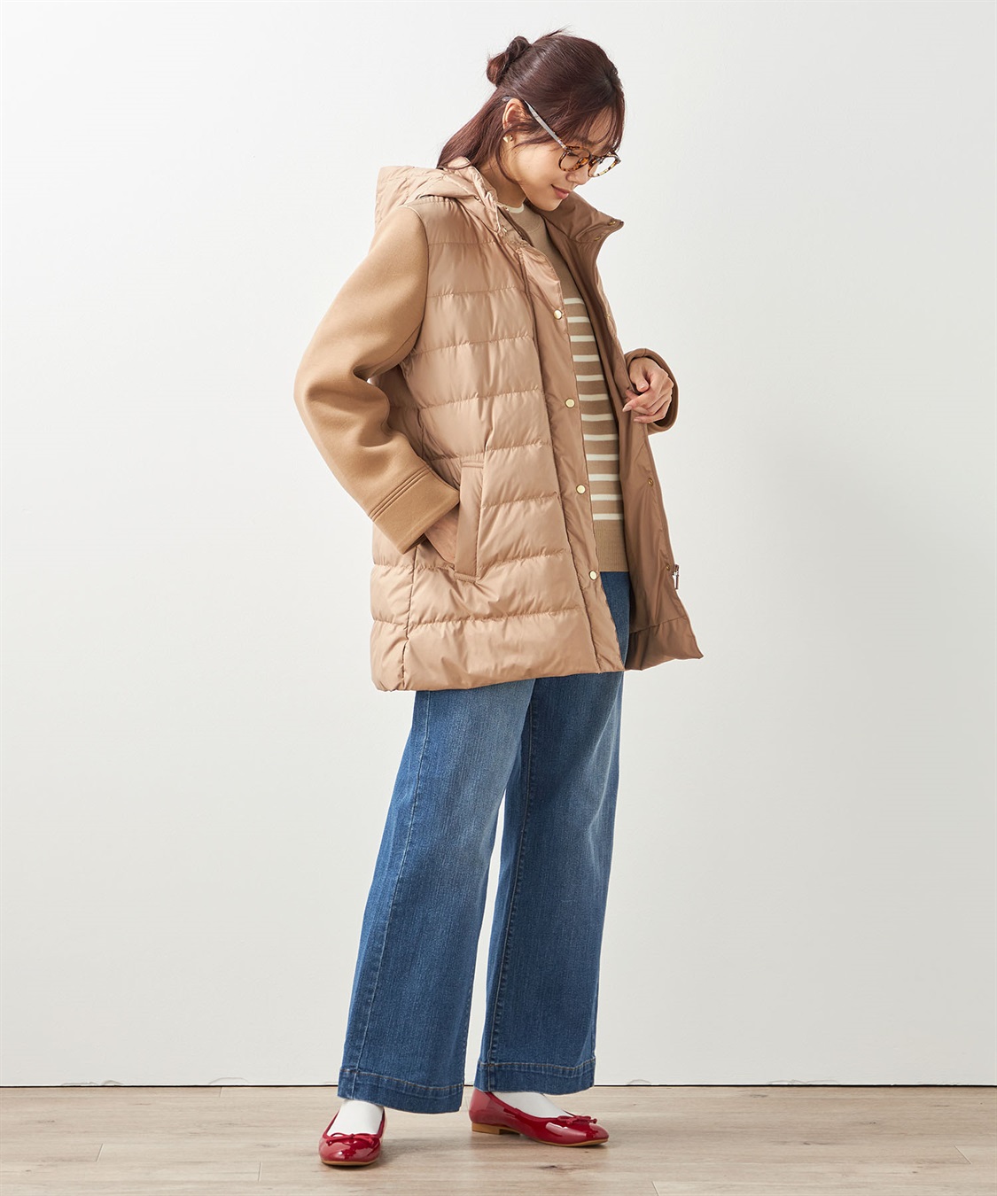 豪華で新しい ダウンコート Petit Honfleur｜クロスプラス公式通販サイト ジャケット・アウター