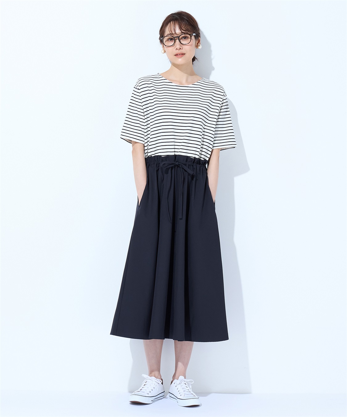 Petit Honfleur ドッキングワンピース_sub_10