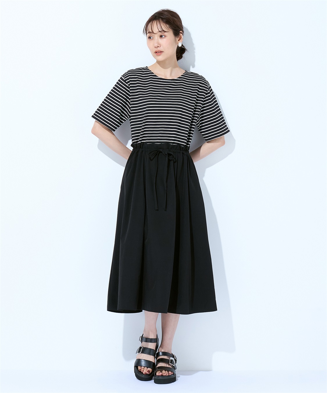 Petit Honfleur ドッキングワンピース_sub_14